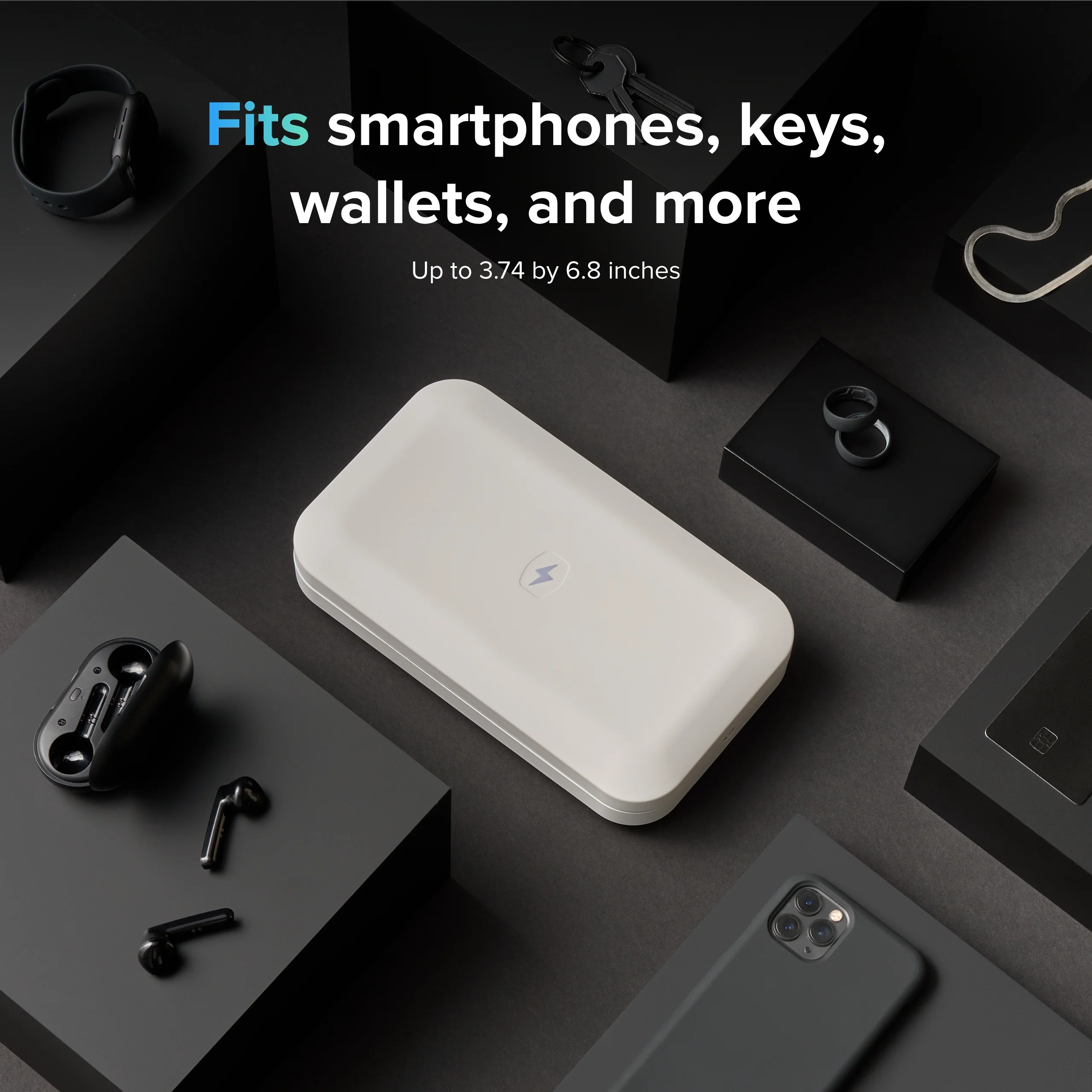 PhoneSoap Wireless: Phone Qi Wireless Charger And Sanitizer - Image 3